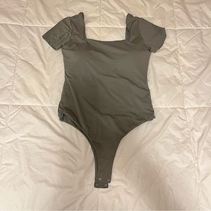 The Klassy Network Square Neck Short Sleeve Bodysuit